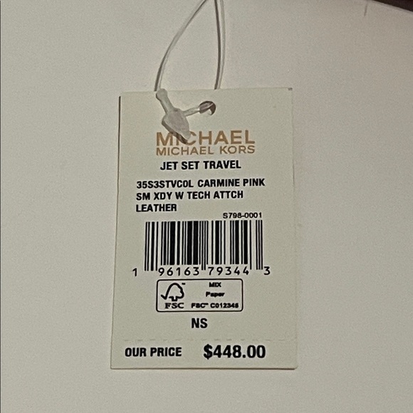 NWT Michael Kors Jet Set Travel Crossbody W/Tech Attachment - Picture 6 of 11